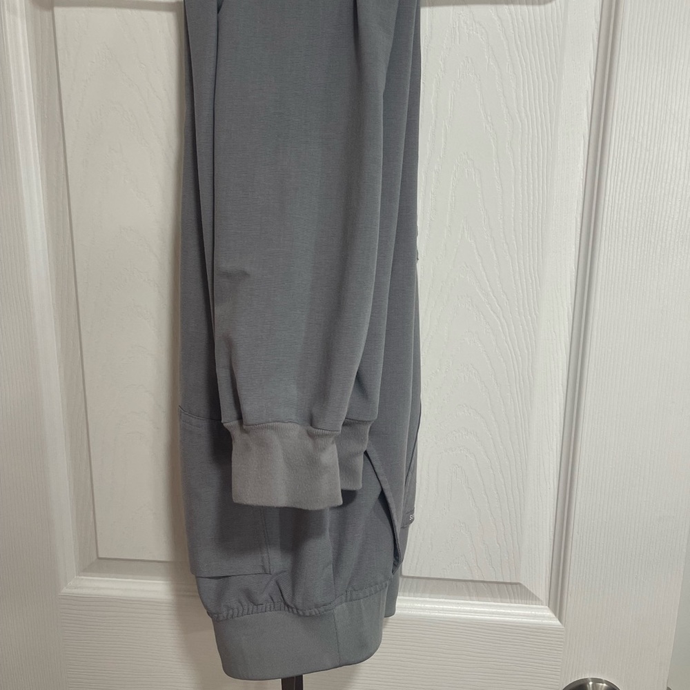 FIGS dark space grey zamora joggers